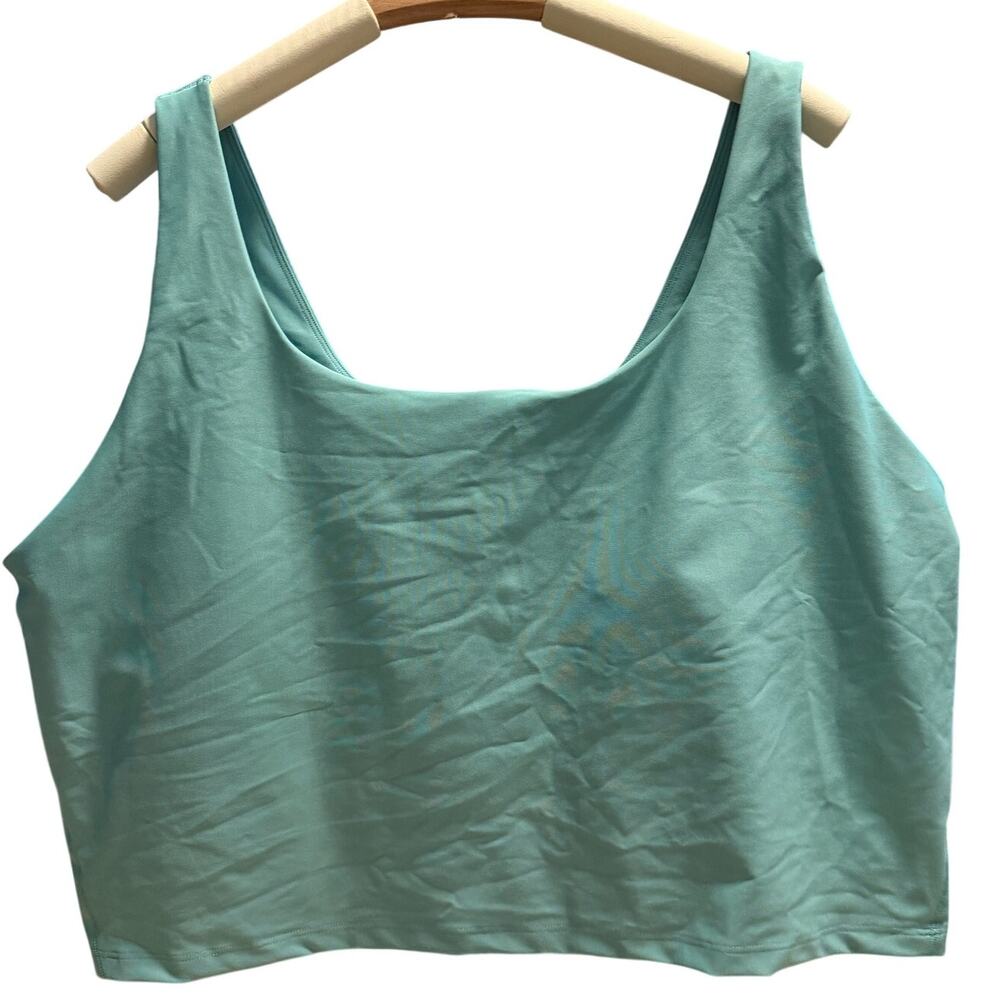 Old Navy Women's Green Light Support Powersoft Longline Sports Bra - 4X - NWT